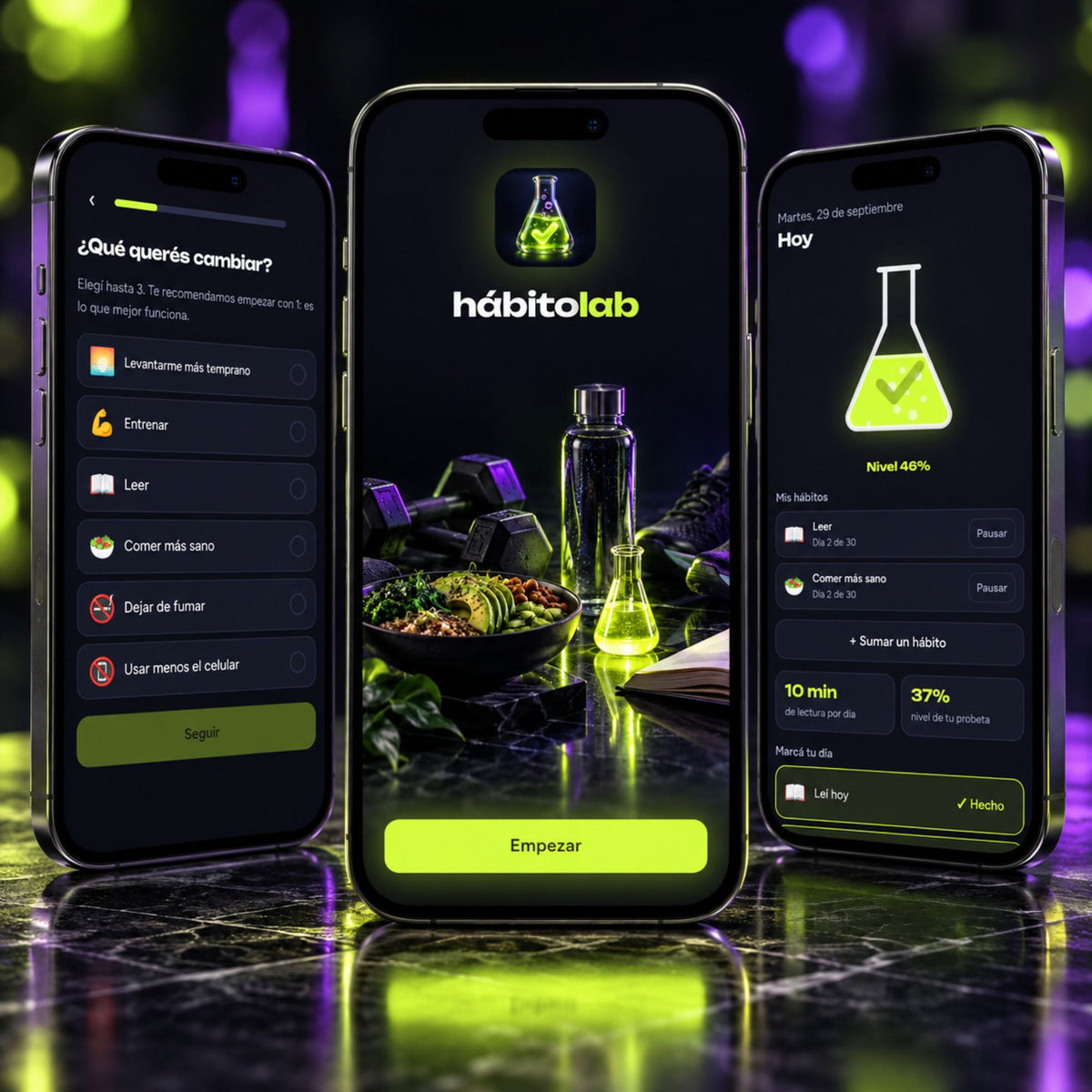 Hábito Lab · Sistema 5 Minutos (App + 5 Bonos)